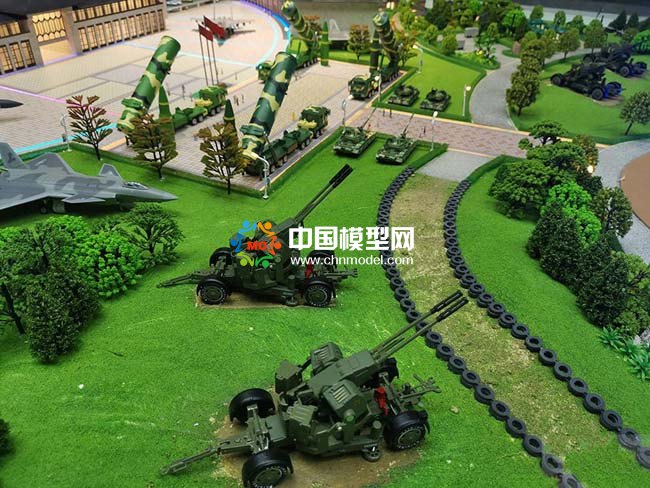 軍事主題樂園沙盤模型